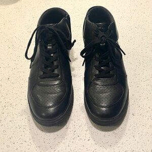 RALLY Leather High-Top Sneakers
